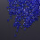 Acrylic Diamonds 4.5mm Transparent 2000 pcs Dark Blue 8