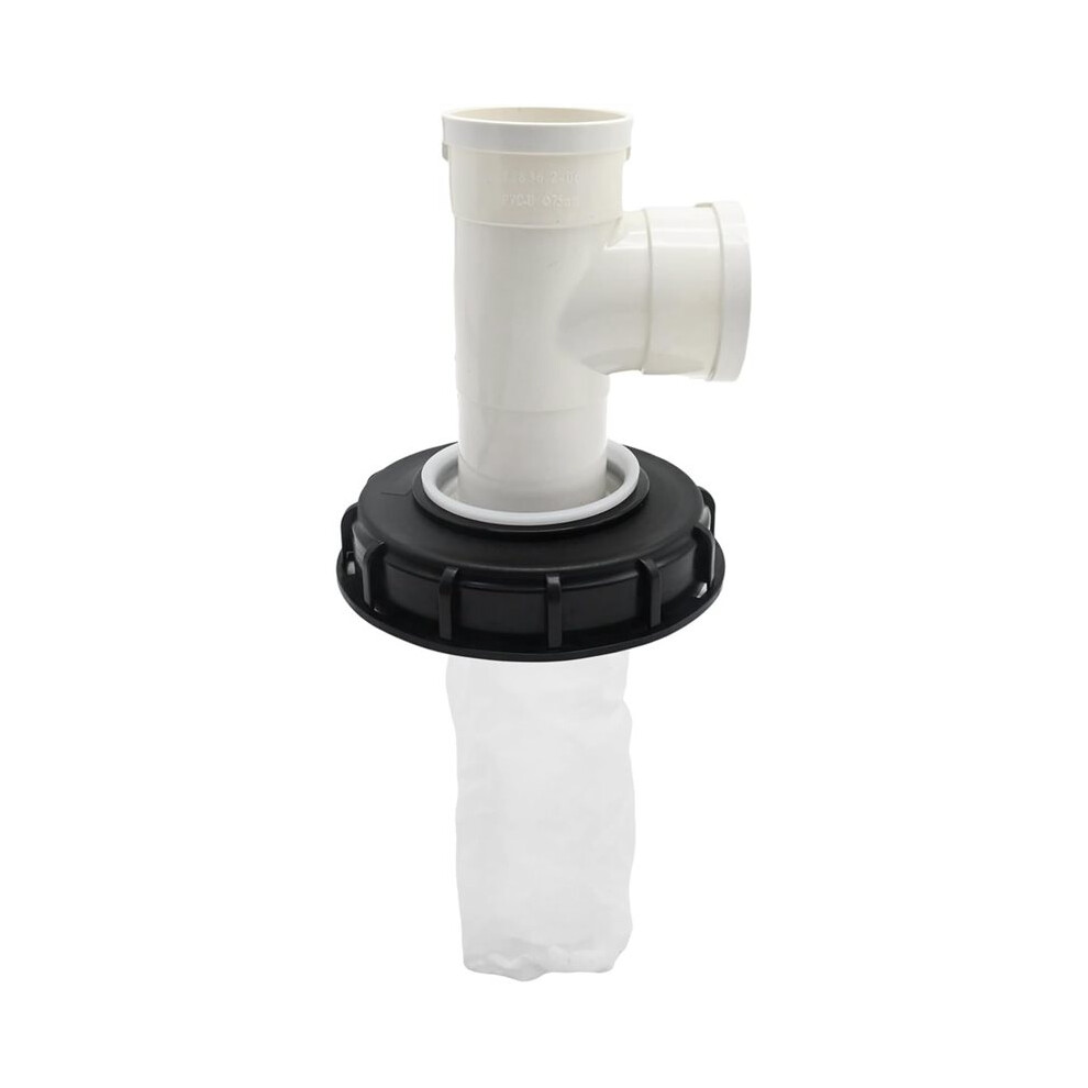 Vertical T-Shaped 165Mm Ibc Tote Cover With Filter For 275 Gallon Water Tanks, Dn150-165Mm Vertical Tee 6033344328237