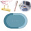 Magic Mat Badkamermat Grijs 15,7 x 23,6 inch Sneldrogend Antislip 1