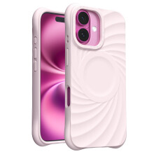 iPhone 16 Pro Max hoesje 6,9 inch slank vloeibaar siliconen Azure