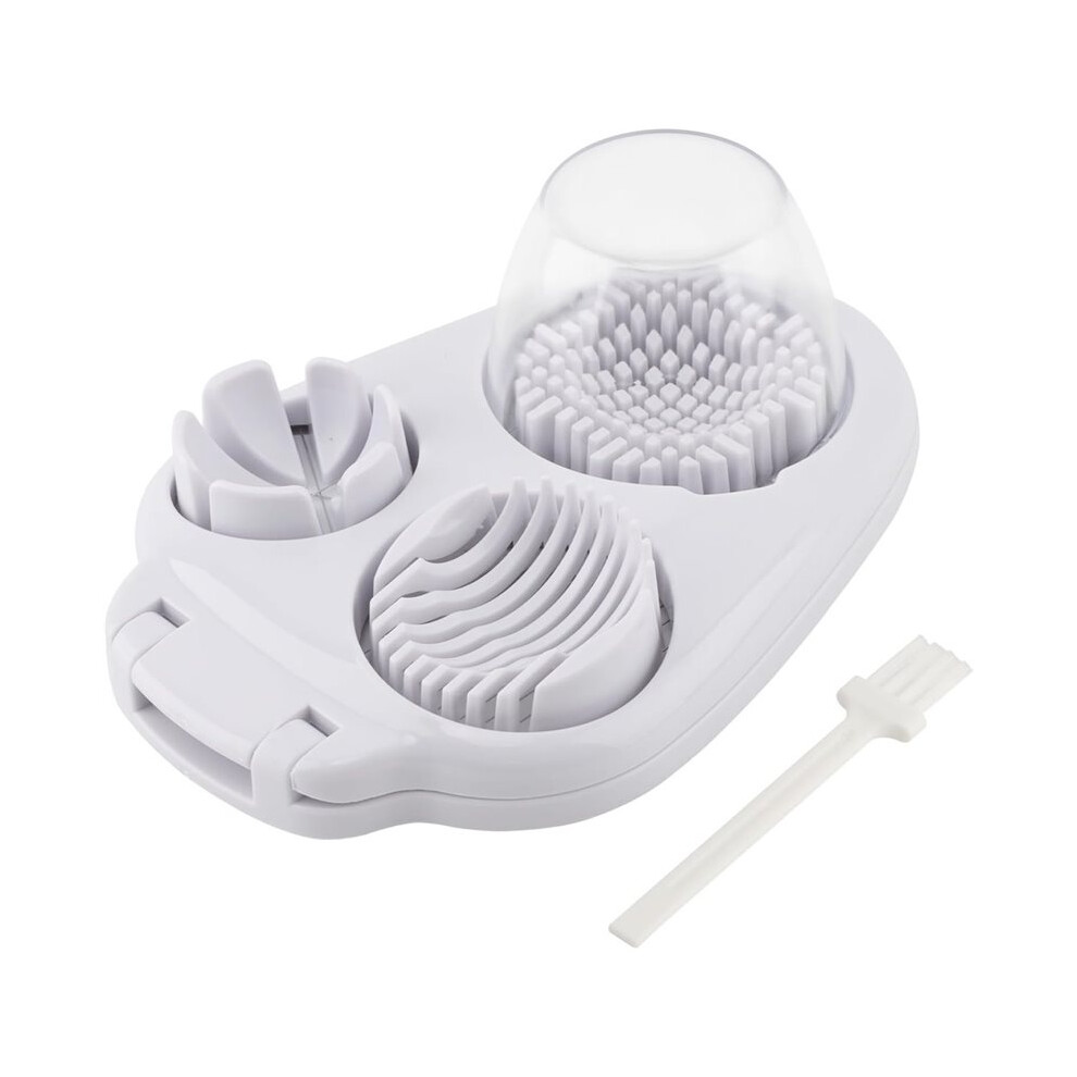 Egg Slicer For Hard Boiled Eggs, 3 Slicing Modes Eggs Dicer, Stainless Steel Egg Cutter, Kitchen Chopper Tool 6032212915340