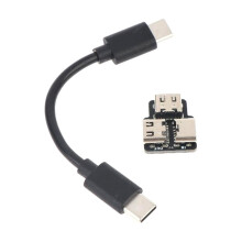 Type C Power Splitter 1 in 2 Out USB Module Plug and Dual Device Charging Adapter
