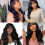 Brown Synthetic Curly Wavy Wig with Bangs 1 Piece 4