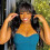 Brown Synthetic Curly Wavy Wig with Bangs 1 Piece 7