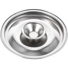 Tapa universal de acero inoxidable de 3,9 pulgadas para ollas, sartenes y cuencos.