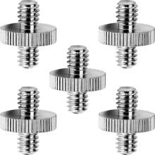 Adaptér pro stativový šroub 1/4"-20 zástrčka-zástrčka, 5 ks