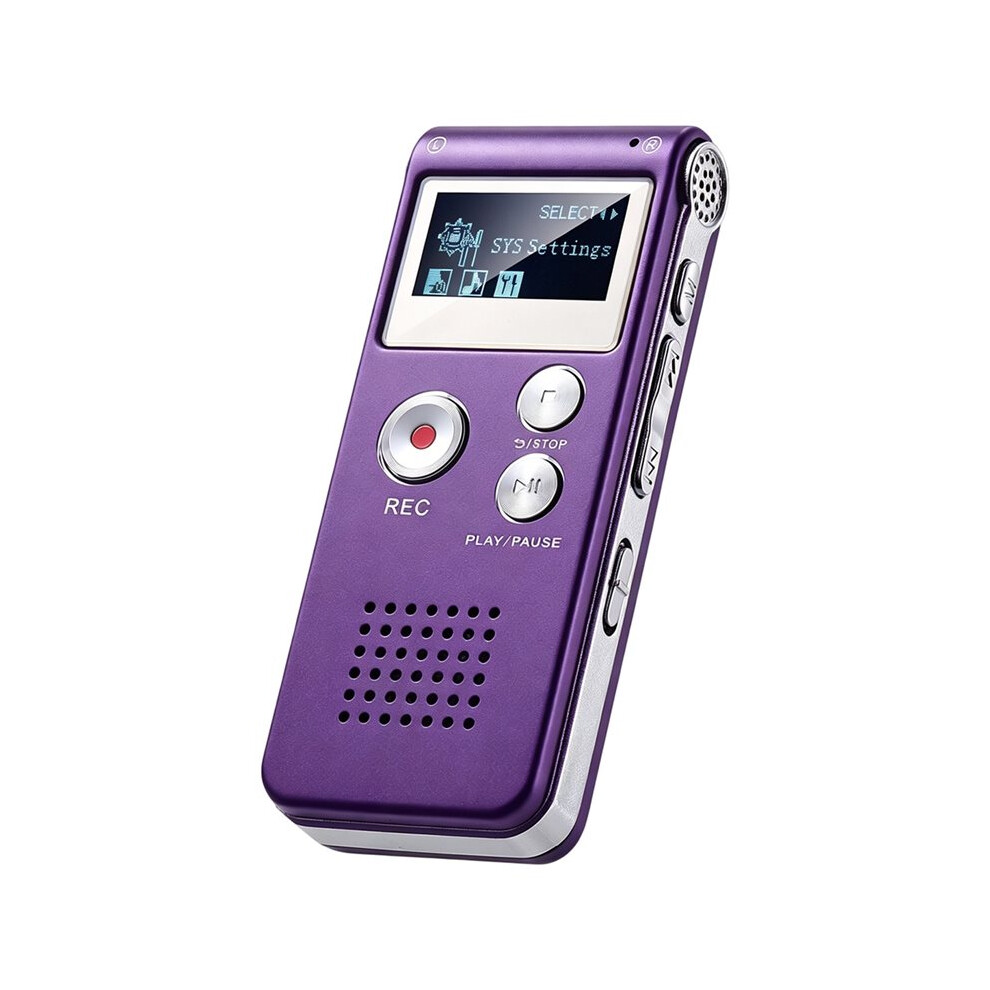 8G Digital Voice Recorder Recording Mp3 Player External Speaker Audio Recorder For Lectures 6032516077263
