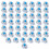 60PCS  Mechanical Keyboard Switches Clicky Tactile Key Replacement Set with  Puller Cleaning Lube Brush 1