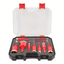12Stuks Boorbits Set 6-35mm Gatzaag Kit voor Glas Keramische Tegel en Marmer (Droog Boren)