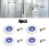 Shower Door Roller Wheels 28mm Diameter 4 Pcs 3