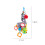 Plyschbitleksak Giraff Zebra Lejon 3-pack 4