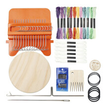 Máquina de zurcir con kit de hilos y patrones