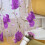 Voile Net Curtains Plain Floral Slot for Door 1