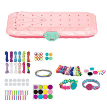 Ensemble de tressage à la main pour bracelets d'amitié ajustables pour enfants