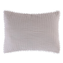 Levtex Home pompon-sham taupe bomuld 66x51 cm