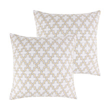 Levtex Home Reverie gewatteerde Euro kussenslopen set van twee 26x26
