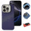 Θήκη από ανθρακονήματα για iPhone16Pro Max με βάση φακού από κράμα αλουμινίου 1