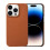Δερμάτινη θήκη iPhone 16Pro Max λεπτή, αντικραδασμική, μαύρη 1