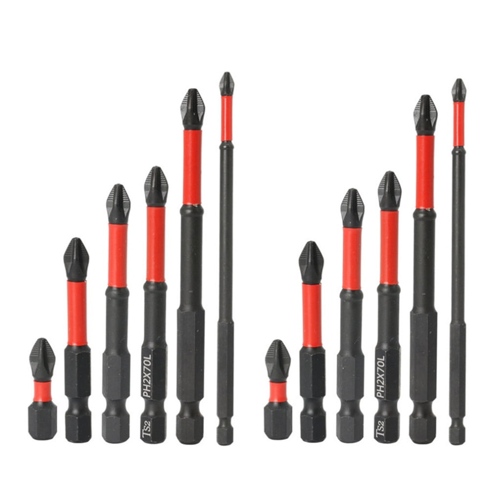 Phillips Screwdriver Bits S2 Steel 12Pcs Ph2 9314556137228
