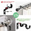 Supports de tringle à rideaux doubles réglables 6