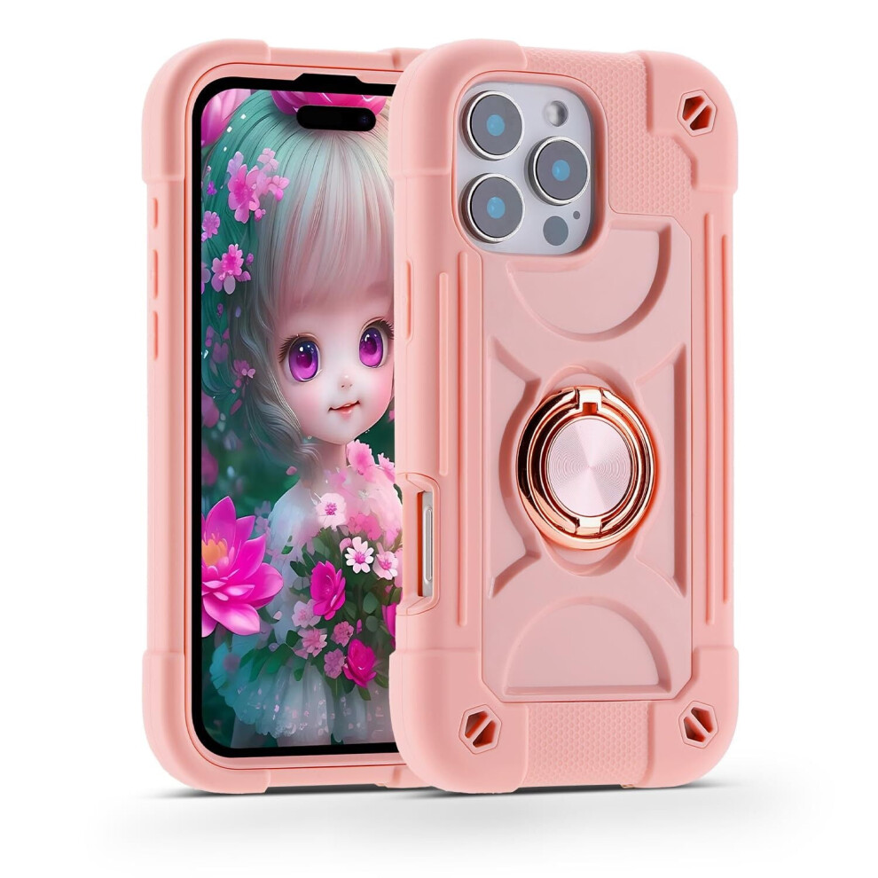 Iphone 16 Case 6.1 Inch With Ring Stand Rugged 9107258720856