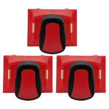 3pcs Paint Edger Cutting in Home Plastic Wall with Pad Nylon Bristles Edges Painting Corner and Edges Trimmer Brush