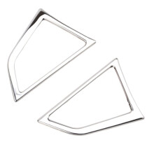 For / Mokka X 2013 -2018 Chrome Steering Wheel Panel Cover Trim Molding Decoration