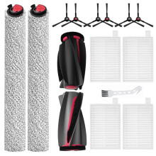 Parts for C28 Omni C28 Robot Vacuum Cleaner 1 Roller Brush,2 Mop Rollers,4 Filters,6 Side Brushes,1 Clean Tool