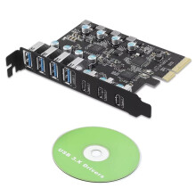 PCIe USB 3.2 Expansion Card 7-Port Desktop