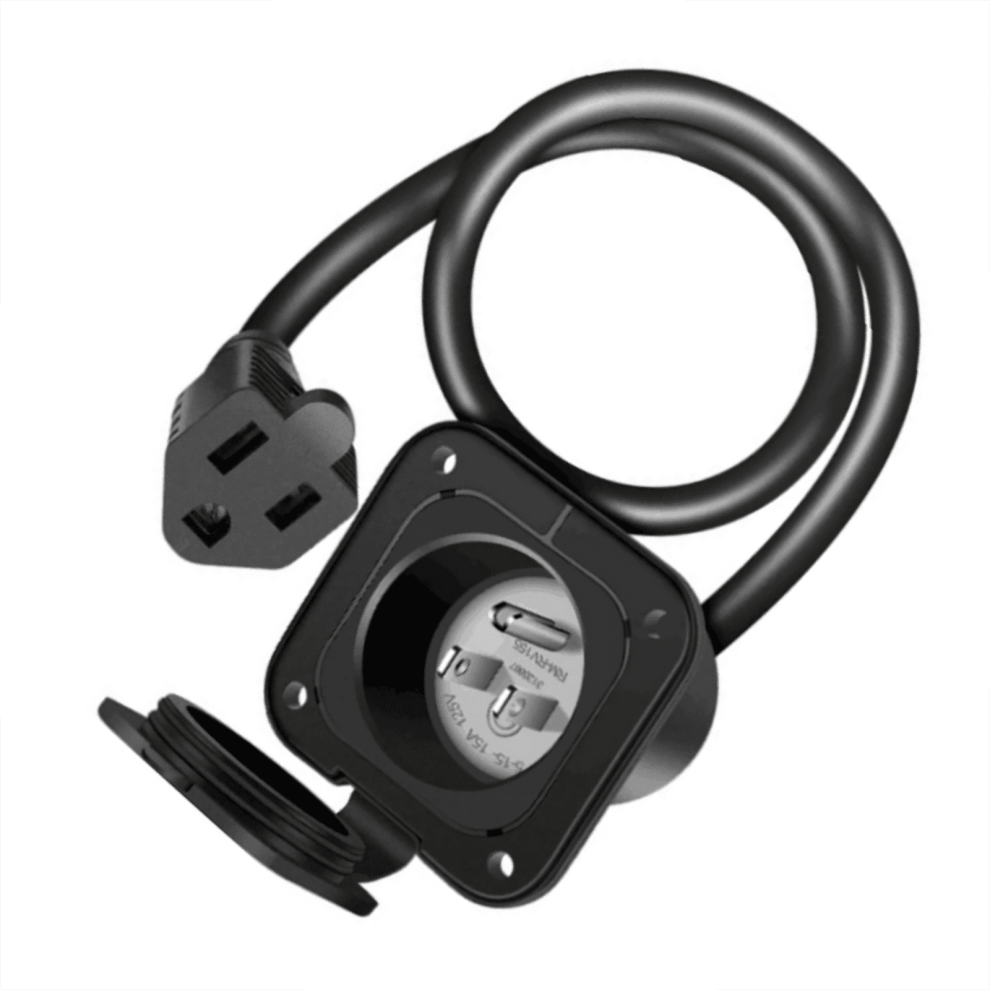 Nema 5-15P Ac Plug 15A Etl Certified Black 9314556138461