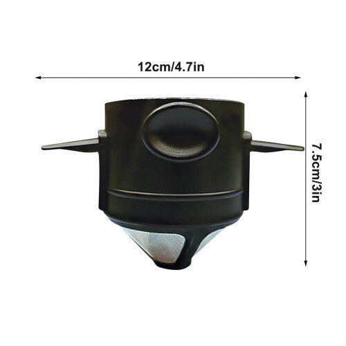 Stainless Steel Coffee Infuser Reusable Foldable 7.5x6.5 cm 2