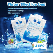 Reusable Gel Ice Cooler Pouches 25PCS