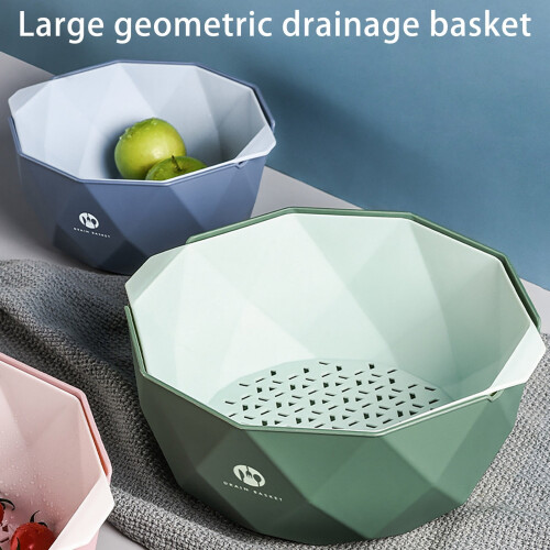 Kayannuo 2-in-1 sink and strainer bowl set 2
