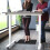 Kitchen Rug Set Cushioned Anti-Fatigue Black 4