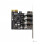 USB 3.0 PCIe Adapter with Gold-Plated Ports 1-Pack 1