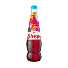 Ribena Summer Fruits Squash No Added Sugar 850ml - Real Fruit | Rich in Vitamin C | No Artificial Colours or Flavours | 100% Recycled Plastic Bottle