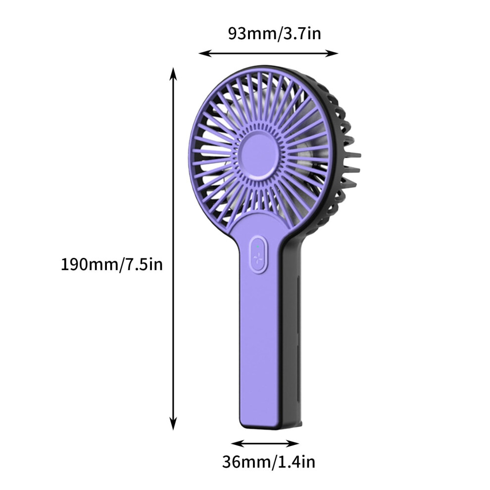 Yifudd Portable Hand Fan 3 Speeds 2000Mah 9314556645402