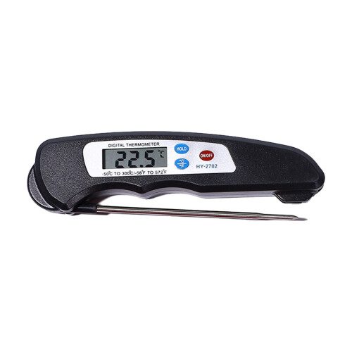 Termômetro digital para carnes com visor retroiluminado e função HOLD. 1