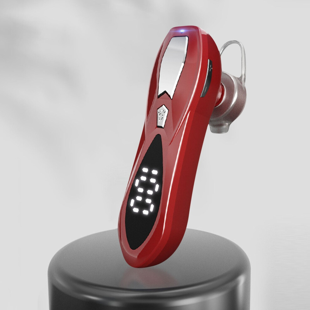 Eqwljwe Bluetooth 5.0 Single-Ear Headset With Mic And Led 9314556672538