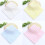 Federra baby bibs solid cotton 4-piece set 1