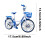 Mini Alloy City Bike Model 1:10 Folding Desktop Decor 3