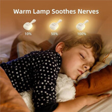 Portable White Noise Machine Recorder White Noise for Newborn with 16 Soothing Sounds for Strollers Cribs Travel A