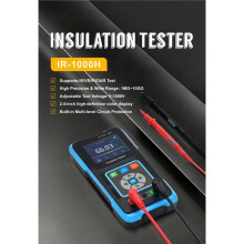 IR-1000H Digital Insulation Resistance Tester IR/VR/PI/DAR Test Multi-Level Circuit for Electrical Maintenance