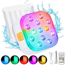 Oplaadbare Onderwater Verlichtingslichten Onderwater LED Verlichtingslichten IP68 Waterdicht voor Zwembad