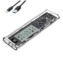 M.2 NVME SSD Behuizing Case Intelligente Digitale Gezondheidsdetectie Type-C USB3.2 Harde Schijf Behuizing Externe M.2 Adapter