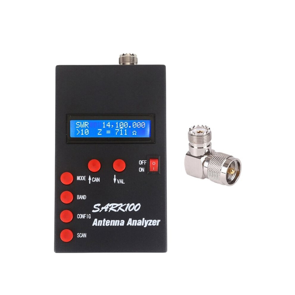 Sark100 Antenna Analyzer Meter 1-60Mhz Shortwave Swr Antenna Analyzer With 1.0 To 9.99 Swr Usable Measurement Range 4711382280794