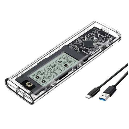 M.2  NGFF Protocol SSD Enclosure Case Intelligent Digital Health Detection Type-C USB3.2 Hard Drive Case