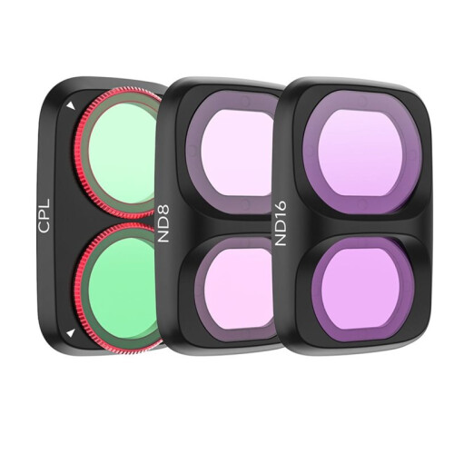 Lens Filter Kit for  Osmo Pocket 4P Adjustable CPL+ND8+ND16 Filter Camera Natural Filter