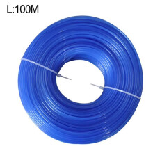 1.6mmx100m Trimmer- Brushcutter Trimmer Nylon Rope Cord for Garden Grass Trimmers- Lawn Mower Accessory