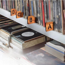 26PCS Alphabetical Vinyl Record Dividers for WoodenShelf Organizer,Record Alphabet Separator for Albums and Books